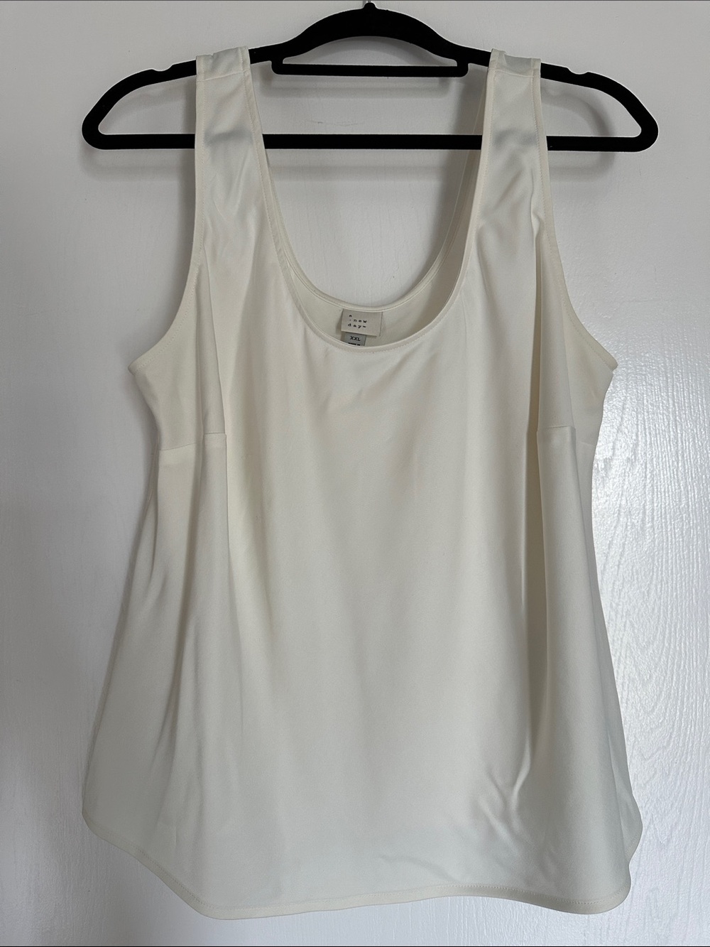 a new day Cream Silky Tank Top